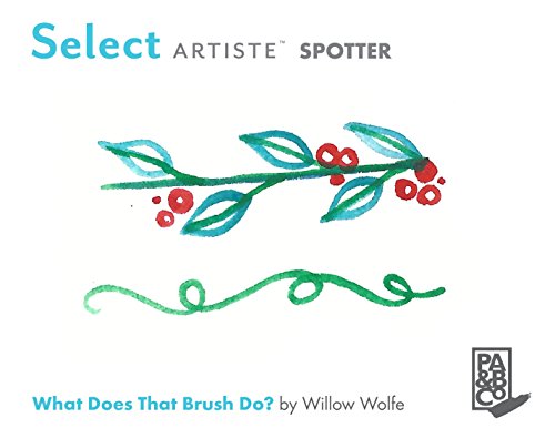 Princeton 10011482 3750TS-10/0 Select Artiste Spot Detailer Angle Paint brush, Synthetic - color: Multicolor, size: Spot Detailer Angle 10/0