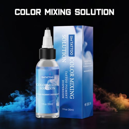 Color Mixing Solution, Premium Shading Solution Tattoo for Artists, Purest Hospital-Grade Water for Soothing Quality and Visible Smoothness