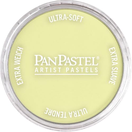 PanPastel Artist Pastels by GOLDEN, Hansa Yellow Tint, 2.44” / 62mm Pan Diameter, Professional Artist Pastels, Unique Pan Format (cake-like) - color: Hansa Yellow Tint, size: 1 Count (Pack of 1)