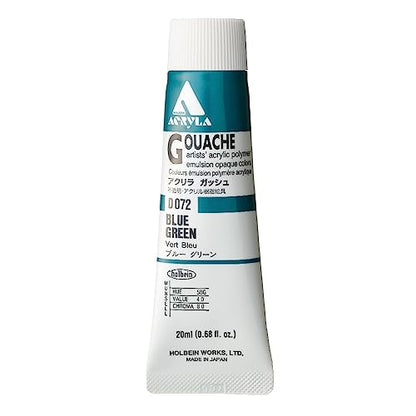 Holbein Acryla Gouache 20ml Blue Green