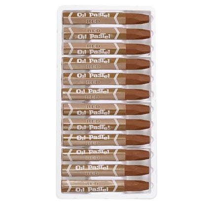 PATIKIL Dark Brown Oil Pastels, 12Pcs Soft Oil Crayons Vibrant and Creamy Pastels Stick Art Supplies for Art Painting Drawing Blending Graffiti for Artists Beginners - color: Dark Brown