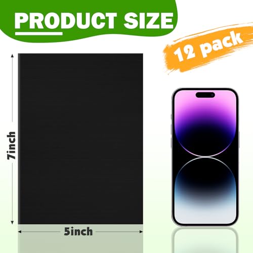 ESRICH 5x7 Canvas for Painting, 12 Pack Small Canvases for Painting Canvas Primed Acid-Free Black Canvas Panels for Oil, Acrylic Paint and Tempera. - size: black canvas 5x7in 12pack