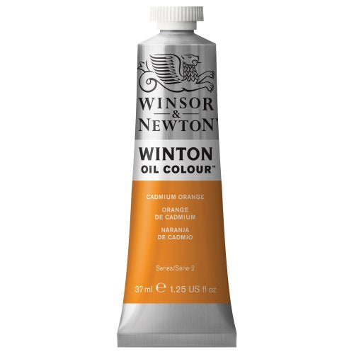 Winsor & Newton Winton Oil Color, 37ml Tube, Cadmium Orange | High-quality pigments, Durable, Lightfast, Permanent, Uniform Consistency, Great Pigment Load - color: Cadmium Orange, size: 1.25 Fl Oz (Pack of 1), style: 1.25-oz Tube