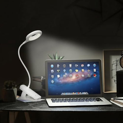 CUHIOY 2Pack Rechargeable Clip on Reading Light for Bed Headboard, White - color: White+White