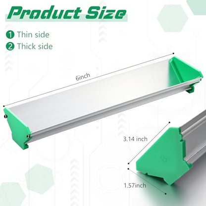 Threlaco 6'' Dual Edge Aluminum Emulsion Scoop Coater for Silk Screen Printing Coating Tool Photo Screen Printing Supplies - size: 6 Inch