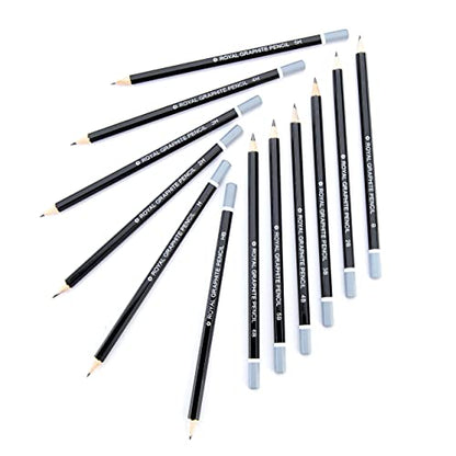 Royal & Langnickel SPEN-12 Essentials Sketching Pencil Set, 12-Piece (Pack of 3) - size: 12 Count (Pack of 3)