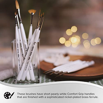Silver Brush Limited Ultra Mini Lettering Paintbrush Set, 4pc - color: Lettering Set, size: 4 Pc