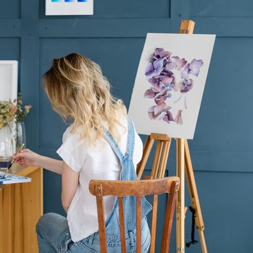 ESRICH Linen Canvas for Painting 8x10, 5 Pack Professional Linen Canvas Panels 8x10 Primed Acid Free Blank Canvas Boards for Painting for Artists, Painters - size: Linen 8x10in 5Pack