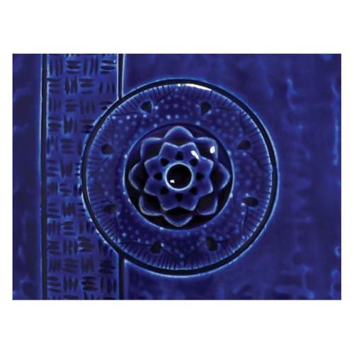 AMACO Celadon High Fire Gloss Glaze, 16 oz. (473 mL), C-20 Cobalt | Transparent, Mixable Mid-High Fire Cone 5-6 (C) Liquid Ceramic Pottery Glaze for Bisque - color: C-20 Cobalt