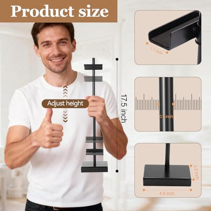 18'' Adjustable Tabletop Easel Stand, Black Easel for Display - color: Black, size: 18inch