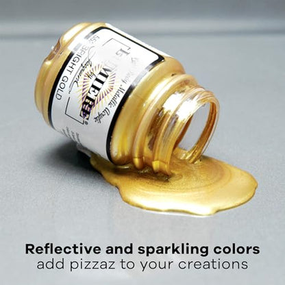 Jacquard Lumiere Acrylic - Blueshift Green, 2.25 oz Jar - color: Blue Shift Green, size: 2.25 Fl Oz (Pack of 1)