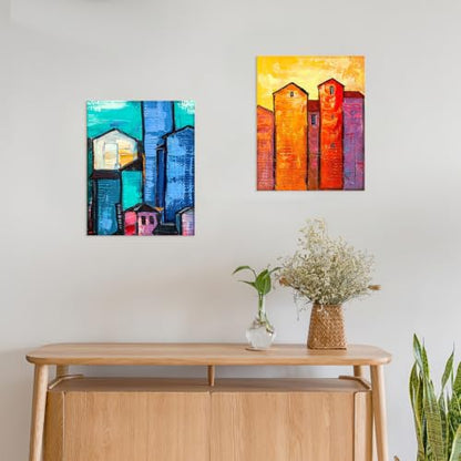 78 Pack of 8x10 Inch Flat Canvas Boards for Painting,Canvas Panels for Artist