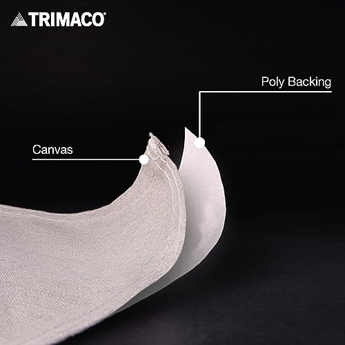 Trimaco Butyl II Two Layer Poly-Back Canvas Drop Cloth, 12-feet x 15-feet,Beige - size: 12 feet x 15 feet