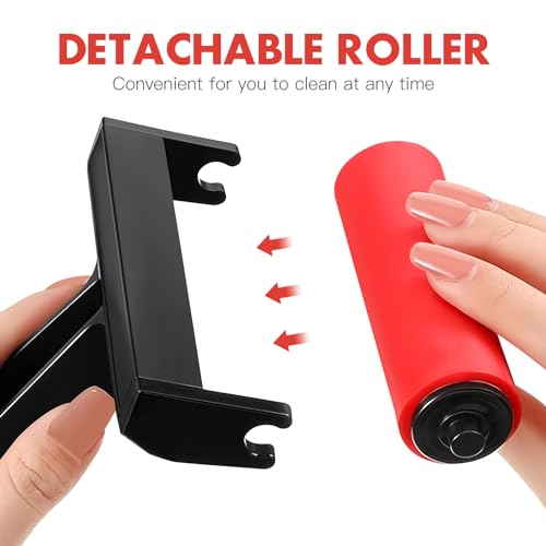 OHPHCALL 10 Pcs Diamond Drawing Rollers Diamond Pressing Tools for Painting Accessories Printmaking Stamping Gluing Crafting Portable Brayer Rollers for Smooth Surface Projects