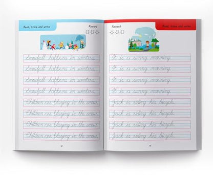 Cursive Handwriting - Sentence: Practice Workbook