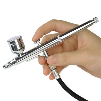 0.3mm Dual Action Airbrush Kit with 6/20/40CC Cups Paint Spray Gun
