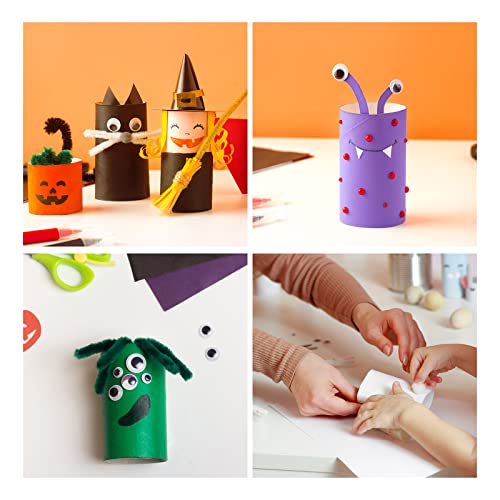 DOITEM Pipe Cleaners Craft Supplies, 1000+Pcs Arts and Crafts Supplies Including Pipe Cleaner Wiggle Googly Eyes Pom Poms Feathers Sticks Sequins Foam Flowers Papers Heart Stickers for Kids Adults - color: 1000+