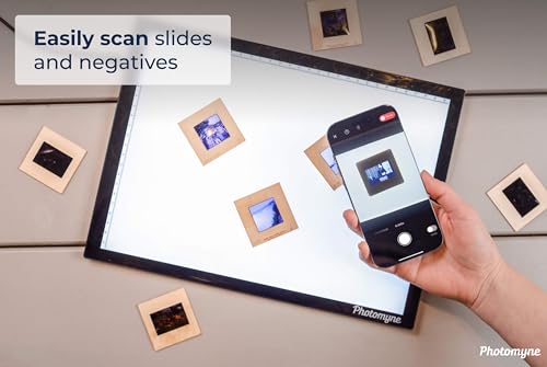 Photomyne A4 Light Pad – Slide & Film Negative Scanning Viewer - style: Scanning