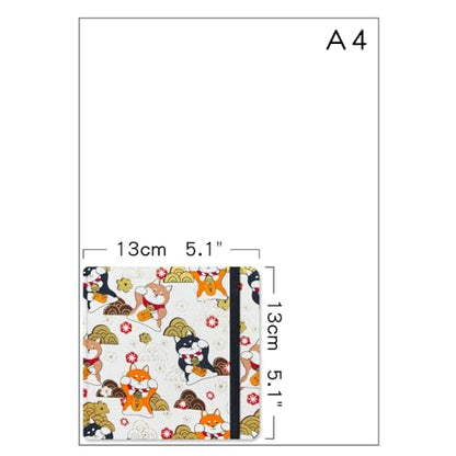 Mifuner Square 5x5 Bleedproof Marker Paper Pad,110 GSM Alcohol Ink Bristol Paper Sketchbook,Handmade Journal 88 Sheets (176 Pages) Markers Ink Mediums Art Sketch Book White Dog - color: S-White Dog