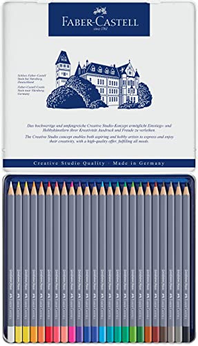 Faber-Castell Creative Studio Goldfaber Watercolor Pencils (24 Count) - size: 24 Count (Pack of 1)