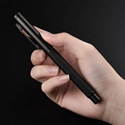 Hongdian Black Forest Fountain Pen Medium Nib Classic Design with Converter and Metal Pen Case Set - color: Black, style: Medium Point