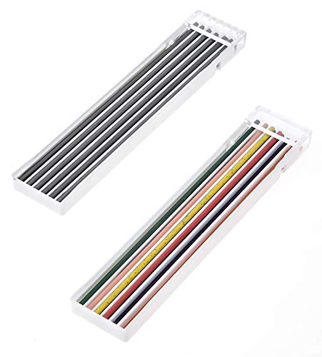 Leda Art 2mm Mechanical Pencil Lead Refill Pack, Mixed Colors - style: Mixed colored lead