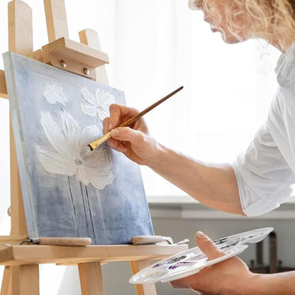 Stretched Canvases for Painting with 4x4 Inch, 6x6 Inch, 8x10 Inch, 3 Packs Pinting Blank Canvases for Acrylics,Oils & Other Painting Media, 5/8 Inch Profile 100% Cotton Artist Framed Canvas - size: 3 Pack Mixed - 8×10IN 6×6IN 4×4IN