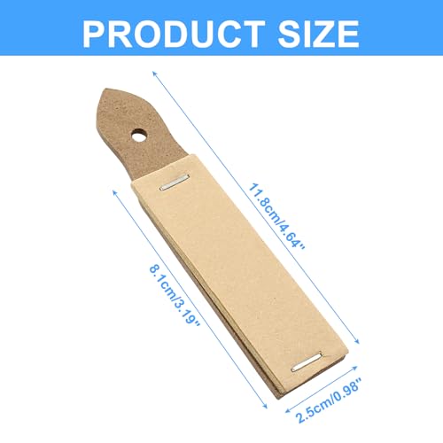 Sketch Sandpaper Pencil Sharpeners, Small, 4 Pcs | 11.8 x 2.5cm, 6 Sheets/Pcs, Sandpaper Pointer, Art Drawing Tool, For Artist Sketch Beginner