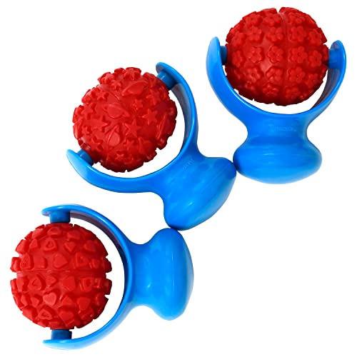 READY 2 LEARN Palm Dough Rollers, set of 3 | Easy to Hold Arts and Crafts Tools for Kids, DIY Textured Patterns in Dough, Clay and Paint
