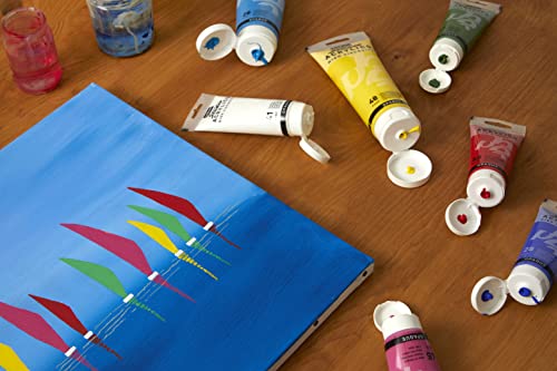 Pebeo Studio Acrylics High Viscosity, Fine Acrylic, 250 ml - Naples Yellow Hue - color: Naples Yellow Hue, size: 8.45 Fl Oz (Pack of 1)