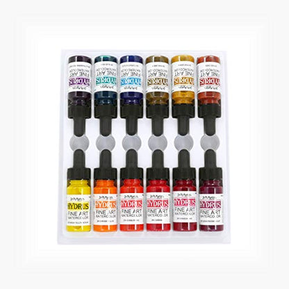 Dr. Ph. Martin's Hydrus Fine Art Watercolor, 0.5 oz, Set of 12 (Set 3)