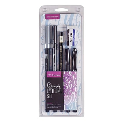 Tombow 56190 Beginner Lettering Set. Includes Essential Tools to Start Hand Lettering - style: Beginner Lettering Set