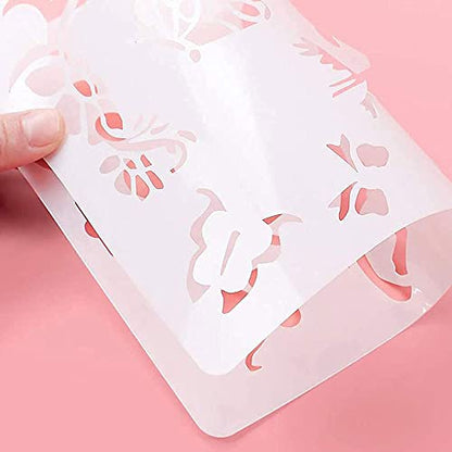 12 Pieces Farm Stencils Reusable Farmhouse Stencils Farm Theme Painting Template for Drawing Tracing DIY Furniture Wall Floor Fabric Decors Pastoral Lovers (6x6 inch) - style: Contemporary