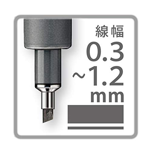 STAEDTLER 308 C2-9 Pigment Liner Black Chisel Tip 0.3-3.00 mm