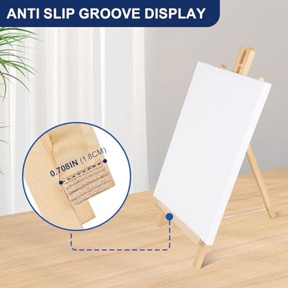 ESRICH 10PCS 17 Inch Tabletop Easels, Easel Stand for Painting | Tripod, Painting Party Easel, Kids Student Desktop Easel for Painting, Paint Easel for Canvas Paint - style: 10