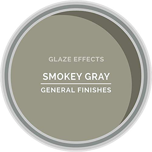 General Finishes Water Based Glaze Effects, 1 Quart, Smokey Gray - color: Smokey Gray, size: 32 Fl Oz (Pack of 1)