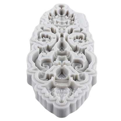 Baroque Polymer Clay Mold Baroque Scroll Lace Silicone Molds | DIY Craft Epoxy Resin Casting Polymer Clay Tools Crafts Air Dry Jewelry Making - color: Style P