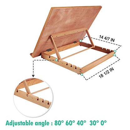 Large 5-Position Wood Drafting Table Easel Drawing &Sketching Board | 23 2/9 Inches by 16 1/2 Inches - style: 23 2/9 L * 16 1/2 W