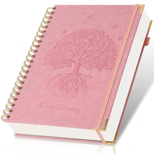 Blank Notebook Journal, Hardcover Sketchbook, 300 Page No Bleed Thick Paper - color: Pink, size: 8.5” x 5.5”