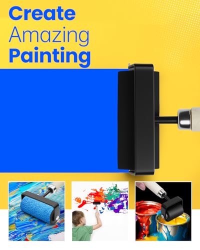 UCEC 1.5in Mini Wooden Brayer for Gluing, Printmaking & Diamond Painting | Mini Wooden Handle Rubber Roller for Wood Glue, Paint, Block Printing & Crafting, Great for Small Projects & Details, 1.5'' - color: 1.5 Inch-Wooden Handle