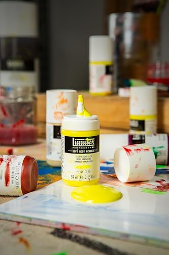 Liquitex Soft Body Acrylic Paint, 12 x 22ml (0.74-oz), Essentials Set | Low Viscosity, Highly Pigmented, Satin Finish, Retains Subtle Brush Strokes, Great Surface Coverage, Highly Versatile - style: Essentials Set 12 x 22ml (0.74-oz)