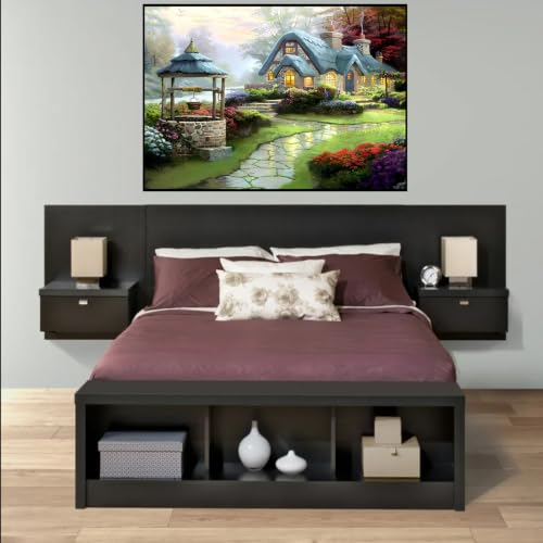 hill froeistung Landscape Scenery Diamond Art Painting Kits for Adults - color: HF-B013