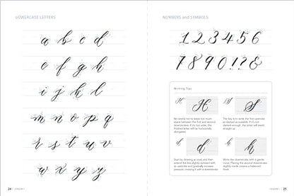A Beginner's Guide to Modern Calligraphy & Brush Pen Lettering: Learn to Create Beautiful Hand Lettering for Invitations, Cards, Journals and More! (400 Step-by-Step Examples)