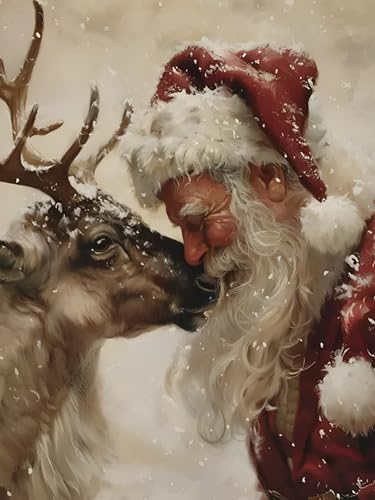 HHMATITS Christmas Diamond Art Kits for Adults 12 X 16Inch - color: Christmas-3