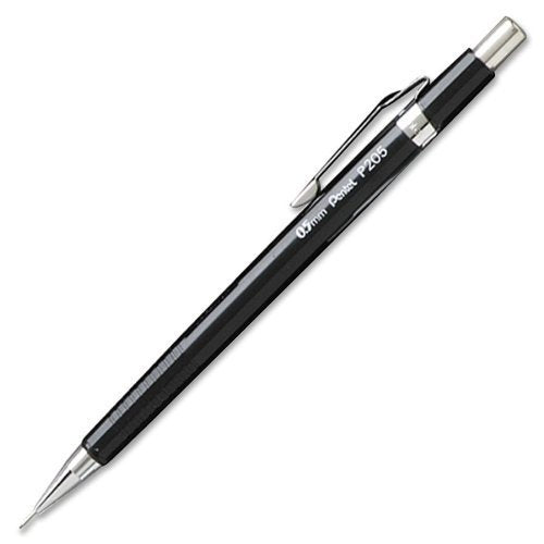 Value Pack of 3 Pentel Sharp Automatic Pencil, 0.5mm, Black, Burgundy, Green Barrels, 3 Pack (P205) by Pentel