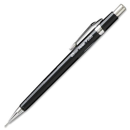 Value Pack of 3 Pentel Sharp Automatic Pencil, 0.5mm, Black, Burgundy, Green Barrels, 3 Pack (P205) by Pentel