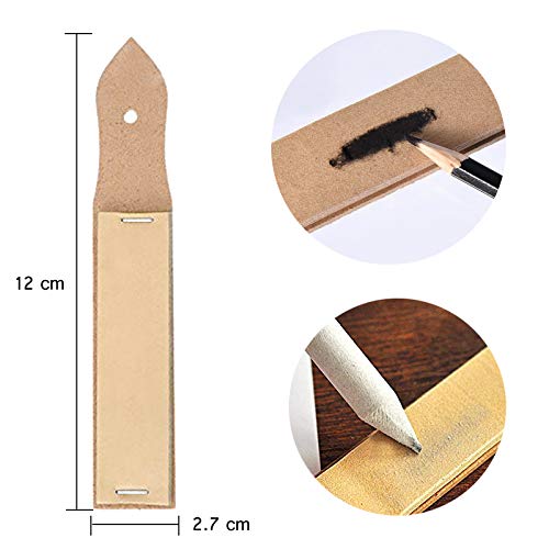 21 Pcs Blending Stumps and Tortillions Paper Art Blenders | Sandpaper Sharpener Pointer, Pencil Extension Tool, Kneaded Eraser, For Artist Charcoal Sketch Drawing
