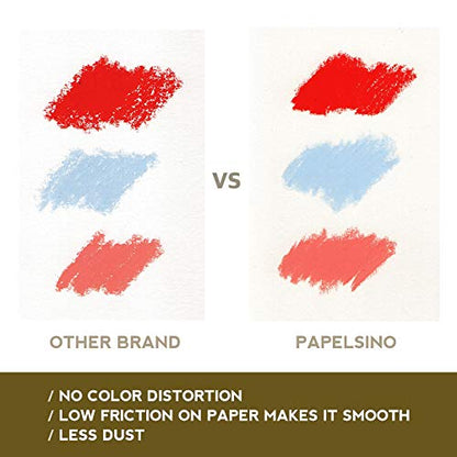 2 Pack of Papelsino, Bristol Paper Sketchbook for Dry Media Oil Pastel, Colored Pencil, Pencil Drawing Vellum Surface (A4 Spring 2Pack, 11.7 x 8.27)