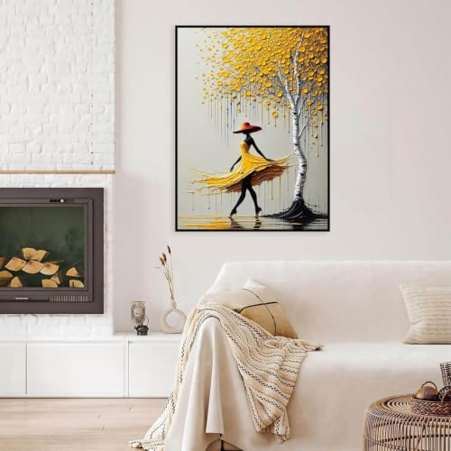 Dugsmgd Dancing Girl Diamond Art Kits for Adults, Diamond Painting 12x16 in - color: Dancing Girl
