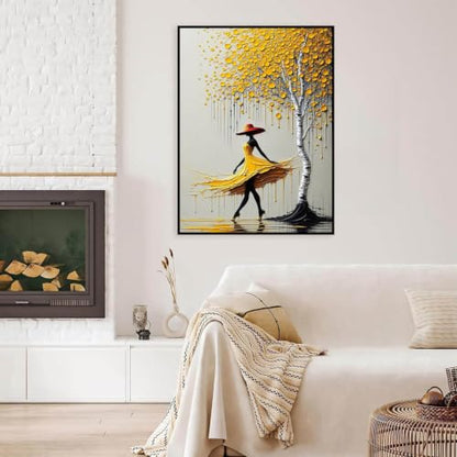 Dugsmgd Dancing Girl Diamond Art Kits for Adults, Diamond Painting 12x16 in - color: Dancing Girl